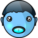 download Face Boy clipart image with 180 hue color