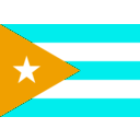 download Flag Of Puerto Rico clipart image with 180 hue color