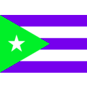 download Flag Of Puerto Rico clipart image with 270 hue color