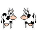 download Cows clipart image with 45 hue color