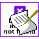 download Letter Icon clipart image with 270 hue color