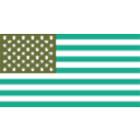 download Pixelated Flag clipart image with 180 hue color