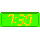 download Digital Clock clipart image with 45 hue color