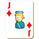 White Deck Jack Of Diamonds