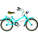 download Bicycle clipart image with 180 hue color