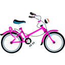 download Bicycle clipart image with 315 hue color