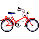 download Bicycle clipart image with 0 hue color