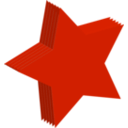 download Star 3d clipart image with 45 hue color