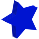 download Star 3d clipart image with 270 hue color