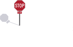 Stop Sign On Post