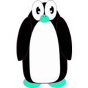 download Surprised Penguin clipart image with 135 hue color