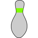 download Bowling Duckpin clipart image with 90 hue color