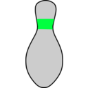 download Bowling Duckpin clipart image with 135 hue color