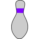 download Bowling Duckpin clipart image with 270 hue color