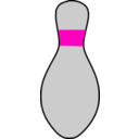 download Bowling Duckpin clipart image with 315 hue color