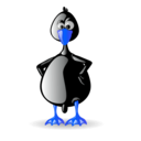 download Tux Clemente 01 clipart image with 180 hue color