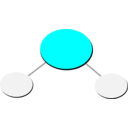 download Water Molecule H2o clipart image with 180 hue color