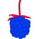 download Simple Raspberry clipart image with 225 hue color