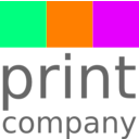 download Logo For Print Company clipart image with 90 hue color