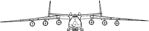 Front View Antonov An 225