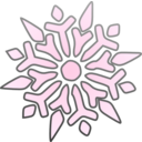 download Single Snowflake clipart image with 135 hue color