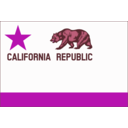 download Bear Flag Revolt Modernized Border Shaded clipart image with 315 hue color