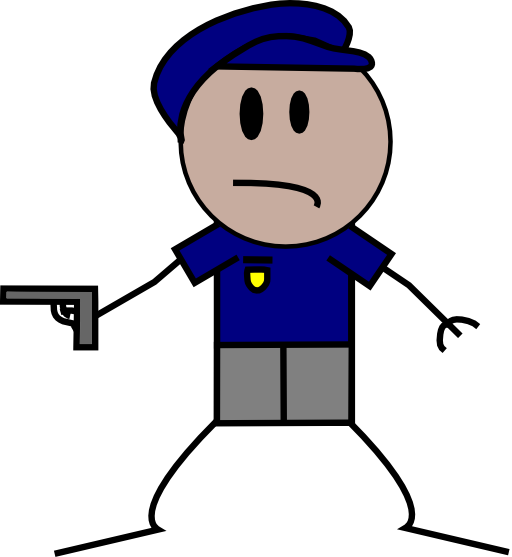 Police Stick Figure