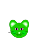 download Cat clipart image with 90 hue color