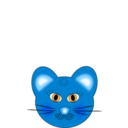 download Cat clipart image with 180 hue color