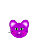 download Cat clipart image with 270 hue color