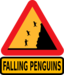 Warning Falling Penguins