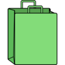 download Paper Shopping Bag clipart image with 90 hue color