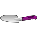 download Trowel clipart image with 270 hue color
