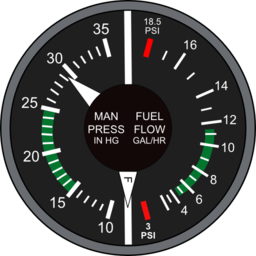 Manifold Pressure And Fuel Flow