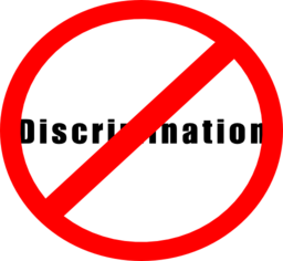 No Discrimination Sign