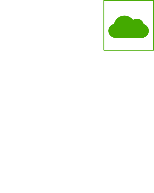 Eco Green Cloud Icon