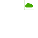 Eco Green Cloud Icon