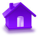 download Home clipart image with 270 hue color