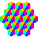 download Kite Hexagons 6 Color clipart image with 45 hue color