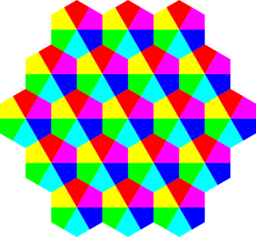 Kite Hexagons 6 Color