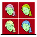 download My Girl clipart image with 90 hue color
