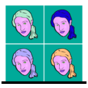 download My Girl clipart image with 270 hue color