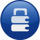 download Locked Blue clipart image with 0 hue color