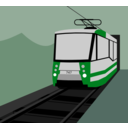 download Tramway Volgograd Metrotram clipart image with 135 hue color