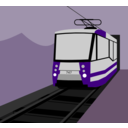 download Tramway Volgograd Metrotram clipart image with 270 hue color