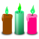 download Candles clipart image with 90 hue color