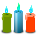 download Candles clipart image with 135 hue color