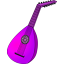 download Lute 1 clipart image with 270 hue color