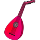 download Lute 1 clipart image with 315 hue color