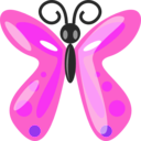 download Butterfly2 clipart image with 270 hue color